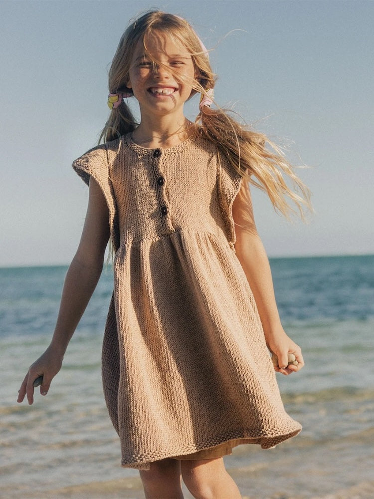 Lola robe enfant | Robe à volants avec Line de Sandnes Garn