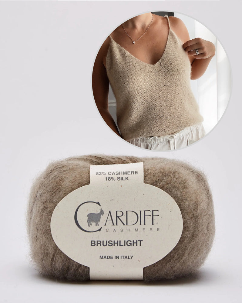 Allure Camisole | delicate and super soft from Brushlight by Cardiff Cashmere