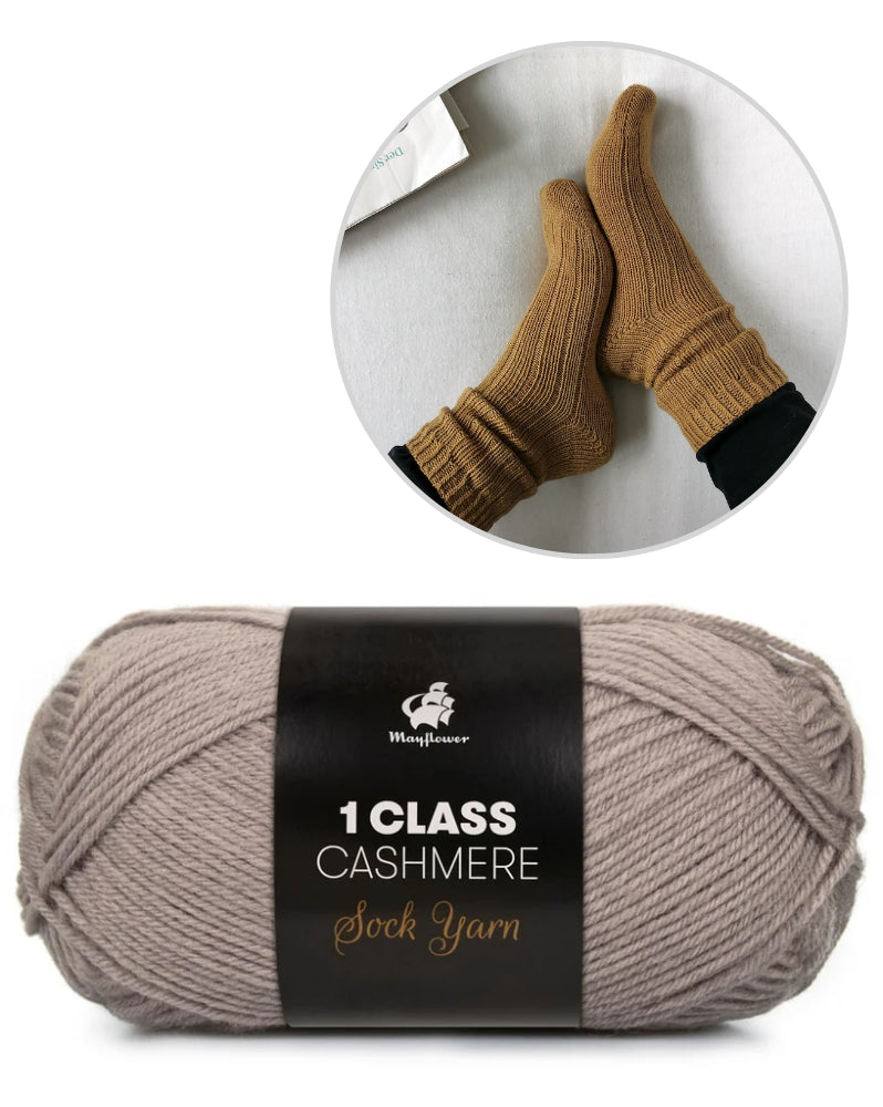 Basic Socken Light | feines Muster mit weichem 1 Class Cashmere von Mayflower Denmark
