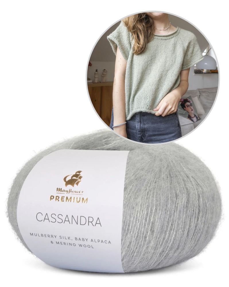 Community KAL Shirt | hauchzartes Shirt aus Cassandra von Mayflower Denmark