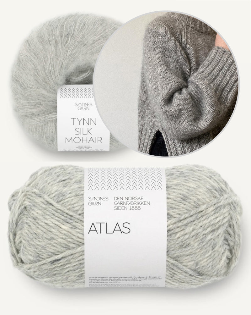 Eun Sweater | with side slit and cuddly soft made of alpaca and Tynn Silk Mohair