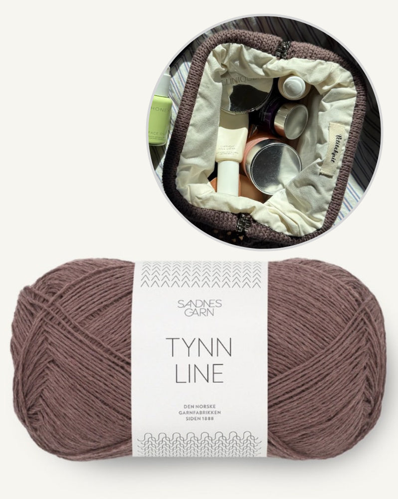 Pochette Juno | motif ajouré délicat en Tynn Line de Sandnes Garn