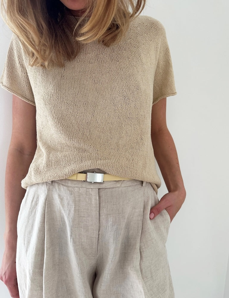 LeKnit Plain Yoke Tee 28 Sandnes Edition mit Tynn Line von Sandnes Garn 4
