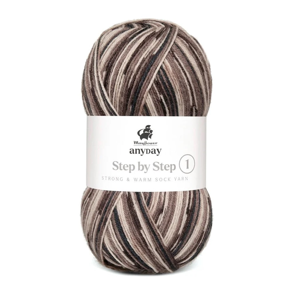 Anyday Step by Step 1 | Chaussettes à motif discret