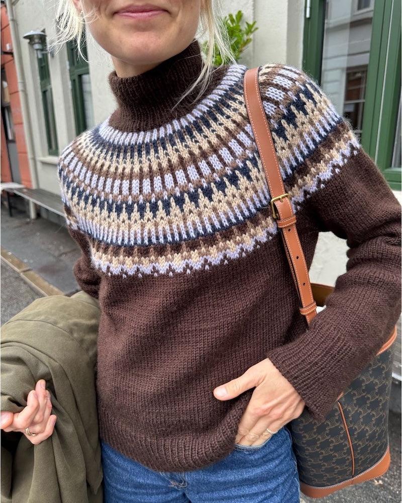 Celeste Sweater | simple Norwegian with Peer Gynt from Sandnes Garn