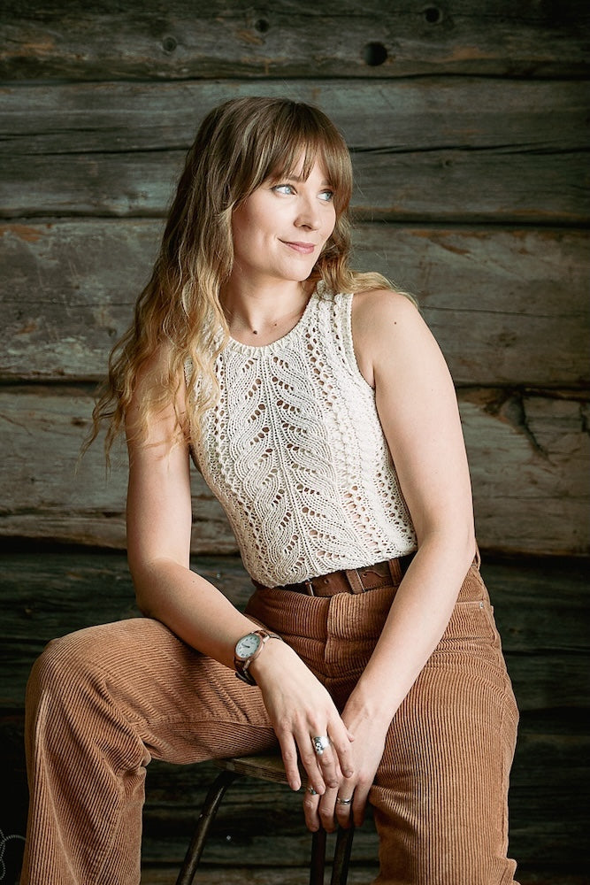 Wildflower Top | romantisch verspieltes Top aus Pure Silk von Knitting for Olive