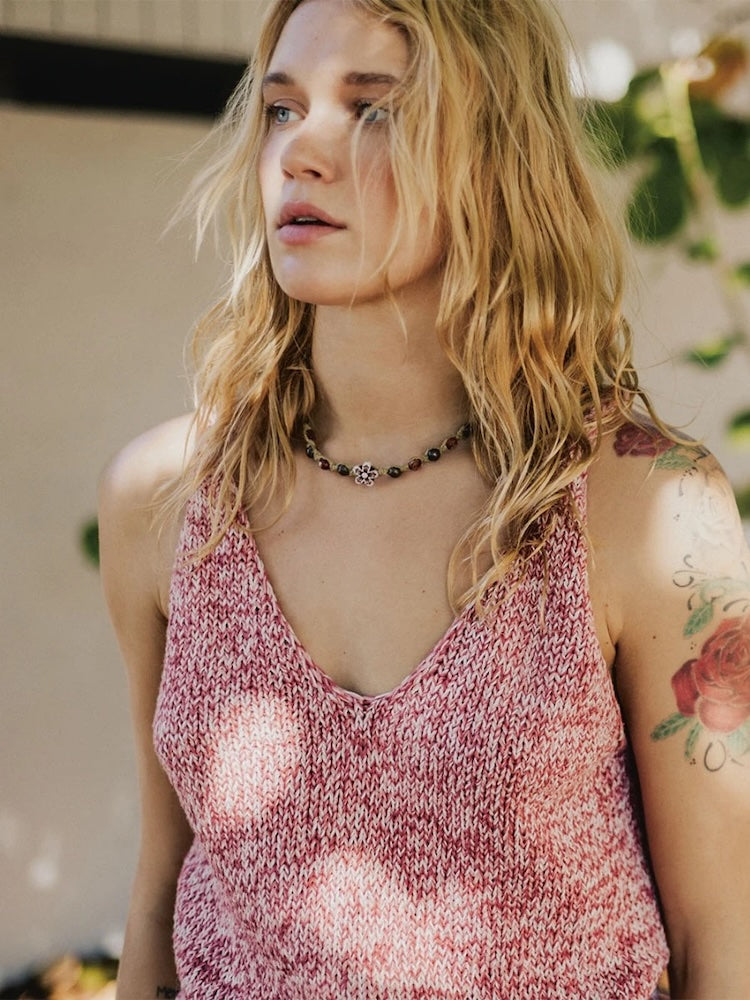 Coral Top | einfach und schnell aus drei Fäden Tynn Line von Sandnes Garn
