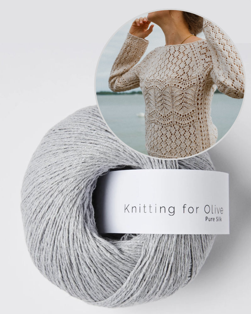 Seashore Blouse | made from delicate Pure Silk by Knitting for Olive