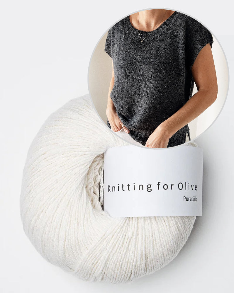 Suri Shirt | silky soft and simple made from Pure Silk by Knitting for Olive