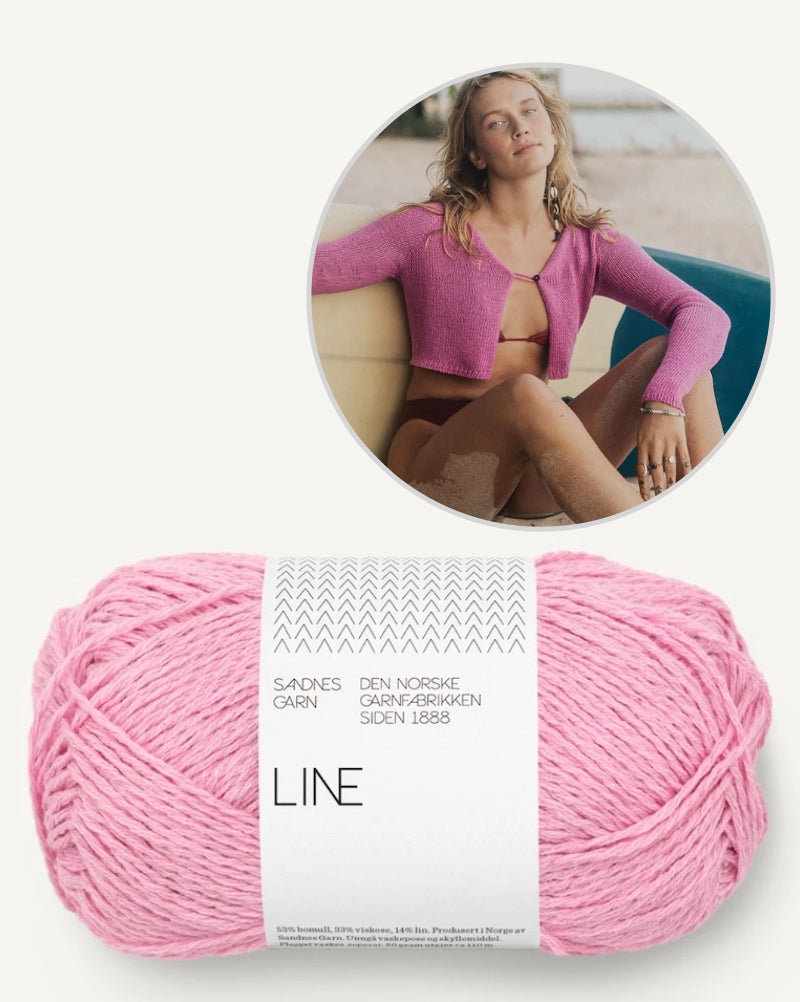 Talia Cardigan | zartes Jäckchen aus Line von Sandnes Garn