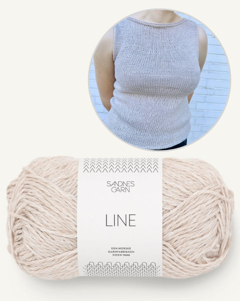 Tipp Top | lightweight top not just for beginners made from Line by Sandnes Garn