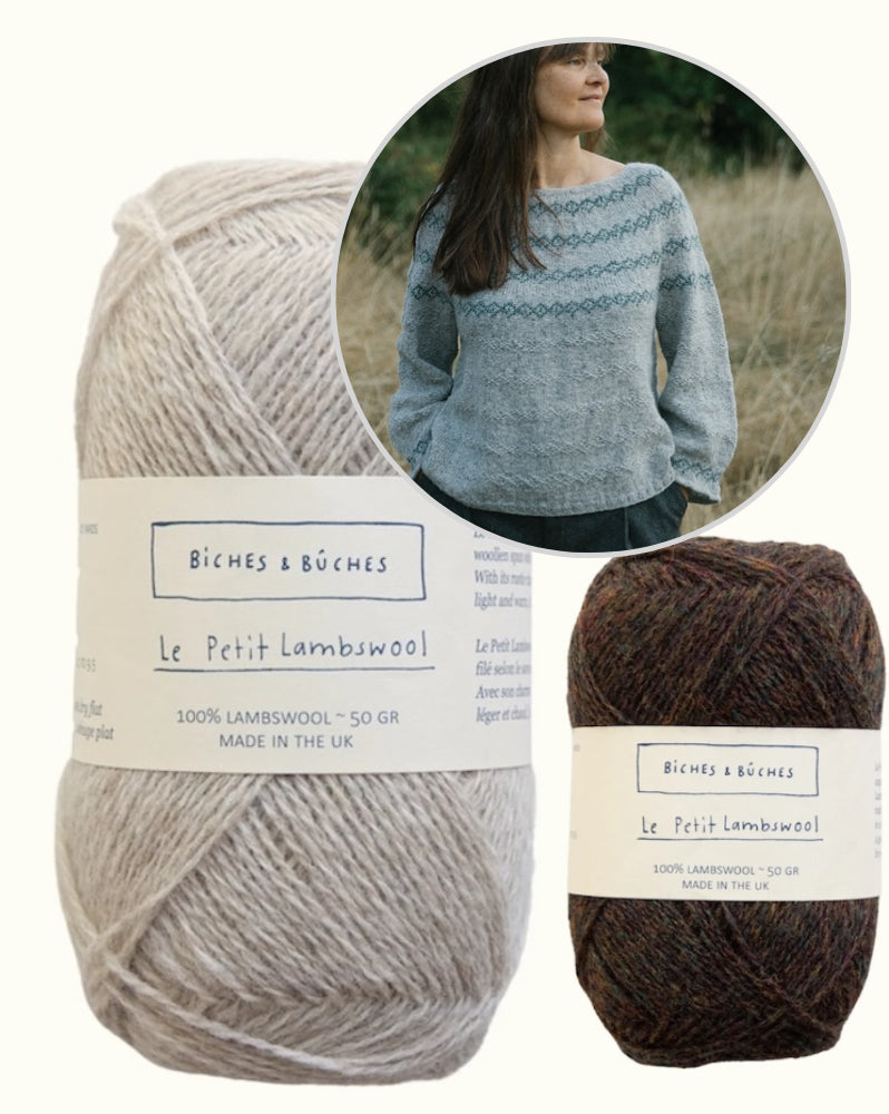 Sweater No. 93 | beautiful patterns from Le Petit Lambswool by Biches & Bûches