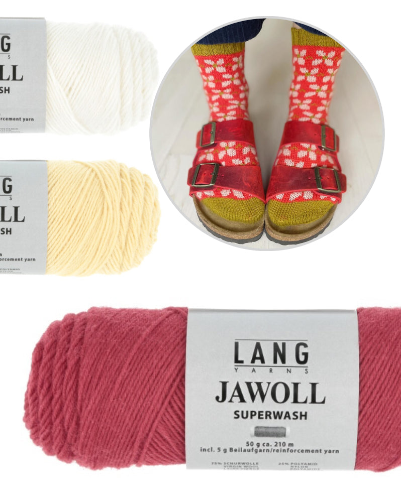 Whoops a Daisy Socks | traumschöne Gänseblümchen aus Jawoll von Lang