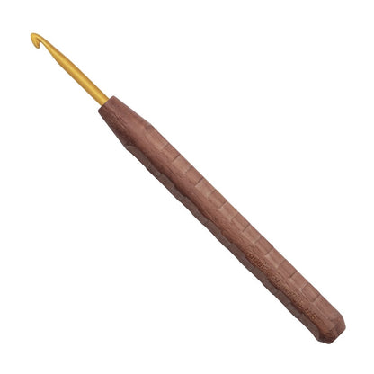 Walnut Gold Hæklenål