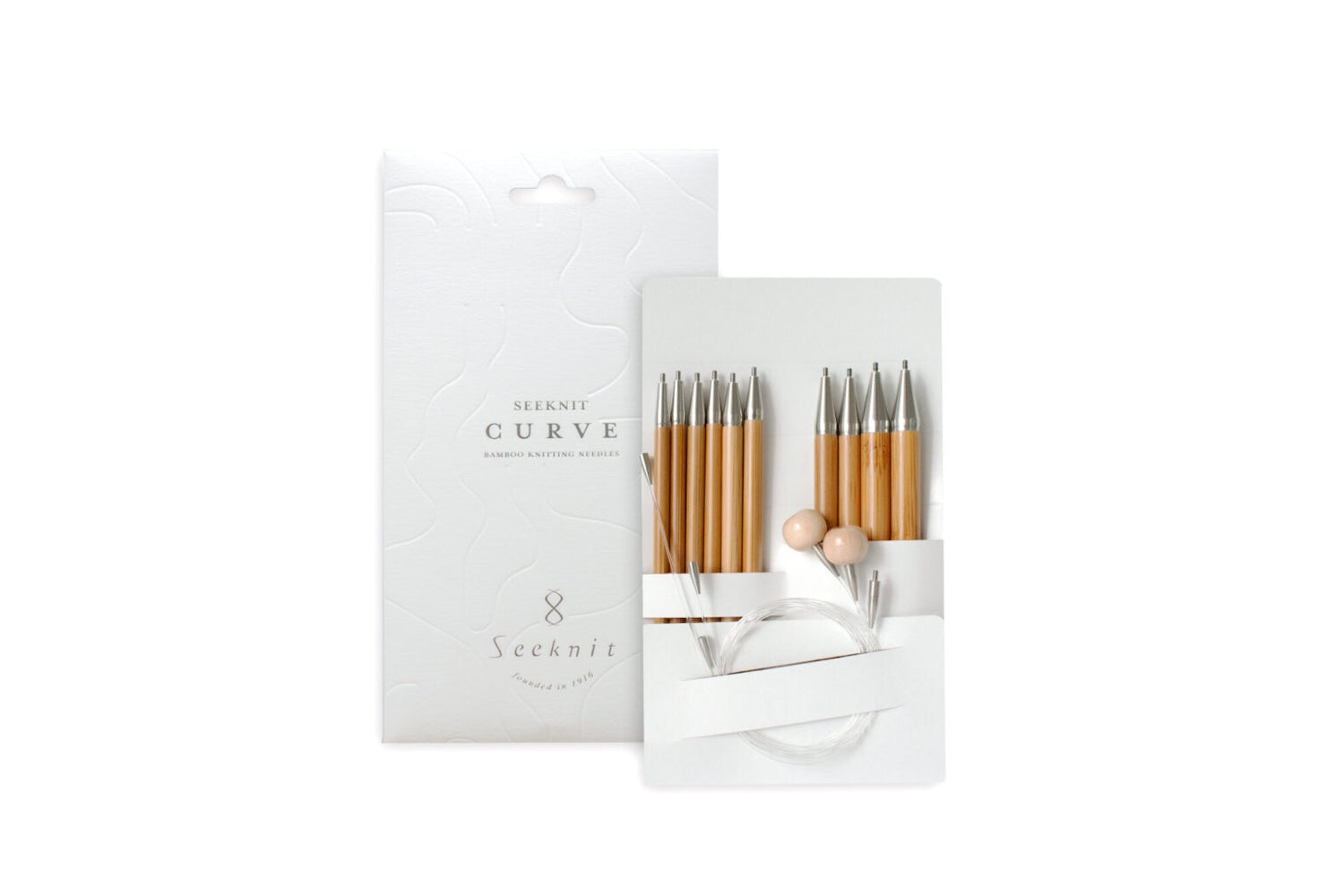 Koshitsu Curve Needle Set - 15 cm length, thick tips - 5.5 to 10.0 mm, 5 sizes