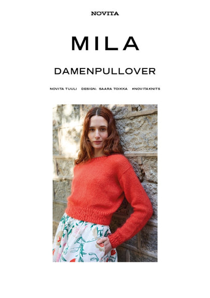 Milà Sweater | zarte Zöpfe mit Tuuli von Novita