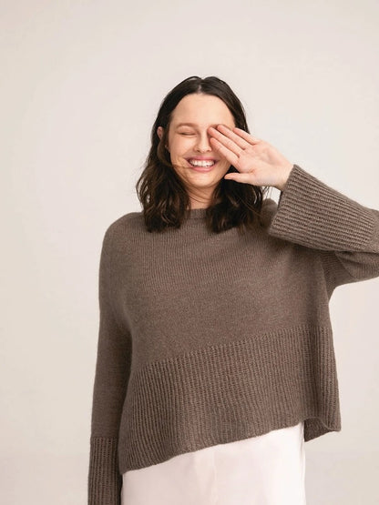 Franky Pullover - Alpaca Silk Mohair | delicate and soft with a silky drape