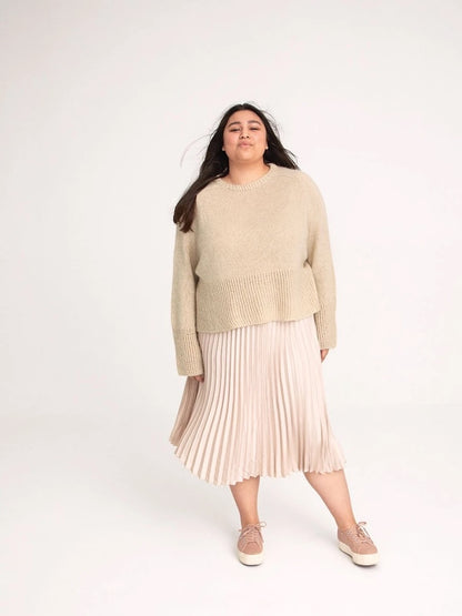 Franky Pullover - Alpaca Silk Mohair | delicate and soft with a silky drape