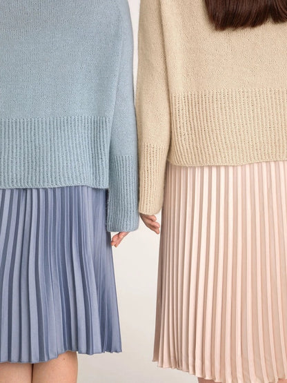 Franky Pullover - Alpaca Silk Mohair | delicate and soft with a silky drape