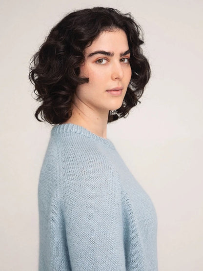 Franky Pullover - Alpaca Silk Mohair | delicate and soft with a silky drape