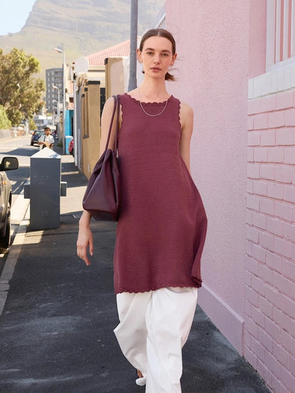 Roselyn Dress | Kleid mit dezenten Wellen aus Line von Sandnes Garn
