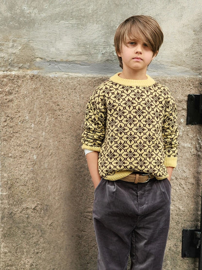 Astra Kids | fantastic Norwegian sweater made from super-soft Lanett baby wool by Sandnes Garn