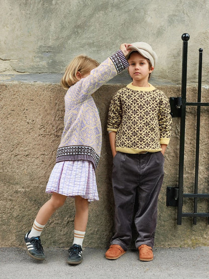 Astra Kids | fantastic Norwegian sweater made from super-soft Lanett baby wool by Sandnes Garn