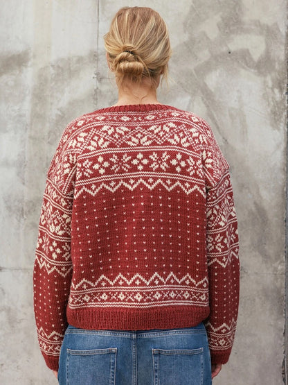 Telemark | lässiger Cardigan aus Peer Gynt von Sandnes Garn