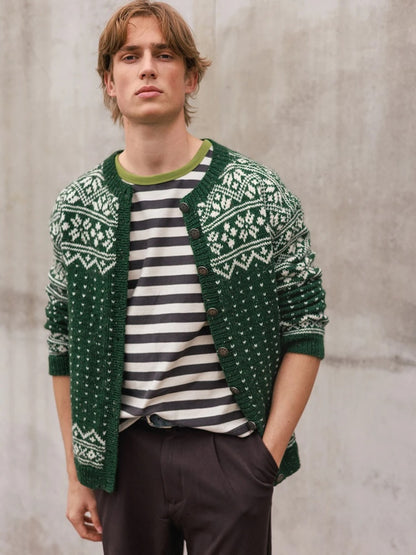 Telemark Man | robust cardigan i Peer Gynt fra Sandnes Garn