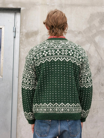 Telemark Man | robust cardigan i Peer Gynt fra Sandnes Garn