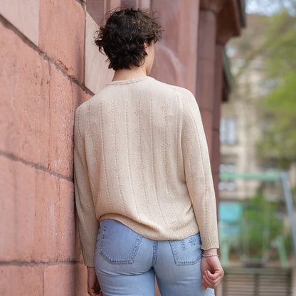 Moon Weave Sweater | zart seidige Textur aus Arctic Pearl von Pascuali