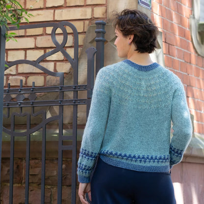 Feather Sweater | harmonisches Farbmuster aus Balayage und Manada von Pascuali