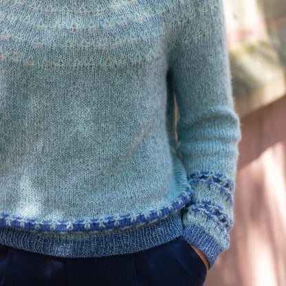 Feather Sweater | harmonisches Farbmuster aus Balayage und Manada von Pascuali