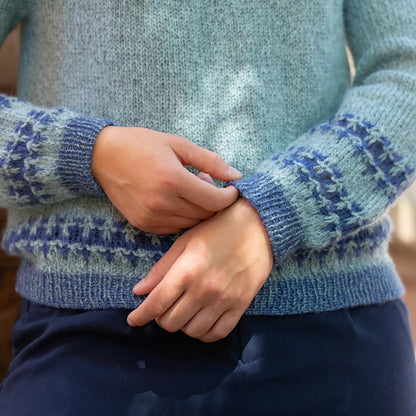 Feather Sweater | harmonisches Farbmuster aus Balayage und Manada von Pascuali