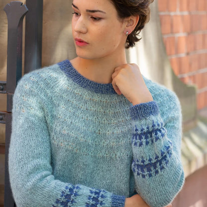Feather Sweater | harmonisches Farbmuster aus Balayage und Manada von Pascuali