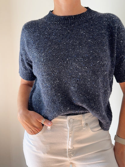 Hanuma Shirt | casual basic tee made from Pure Silk by Knitting for Olive