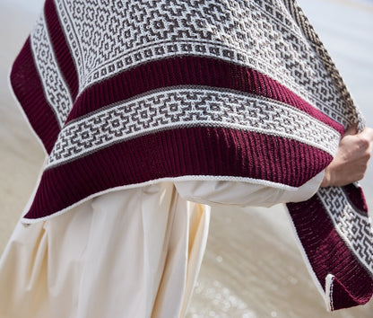True Love | kontrastreiches Tuch aus Cheeky Merino Joy von Rosy Green Wool