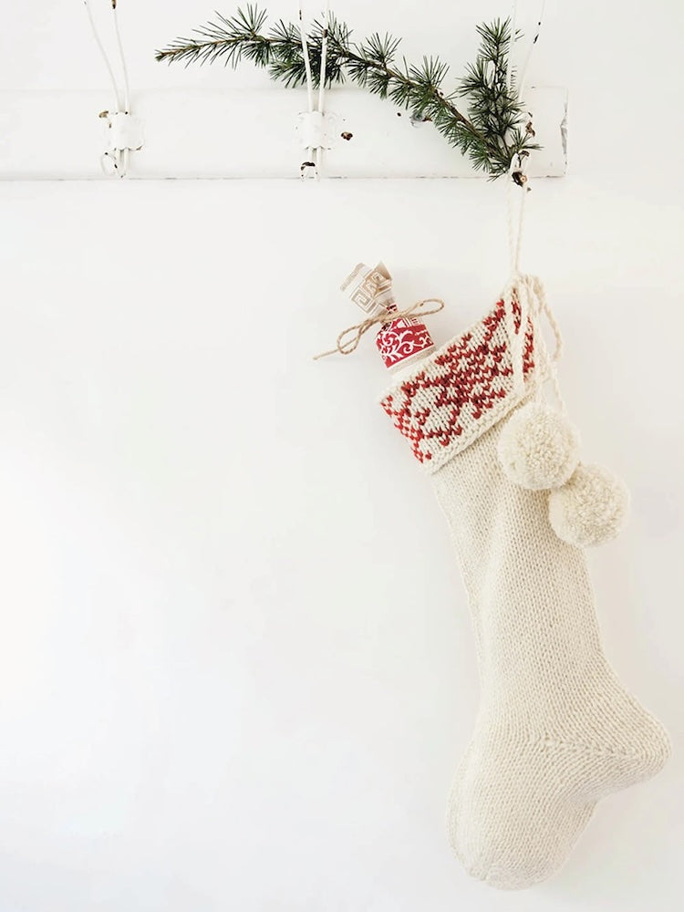 Snow Crystal Christmas Sock | pure festive mood