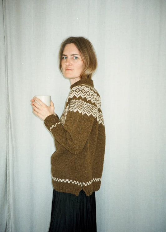 Afterparty Sweater Lambswool Edition | classic Norwegian sweater made from Le Lambswool by Biches & Bûches