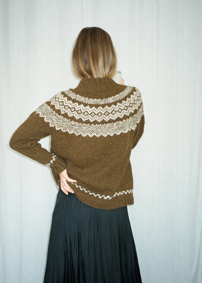 Maglione Afterparty Lambswool Edition | classico maglione norvegese in Le Lambswool di Biches & Bûches