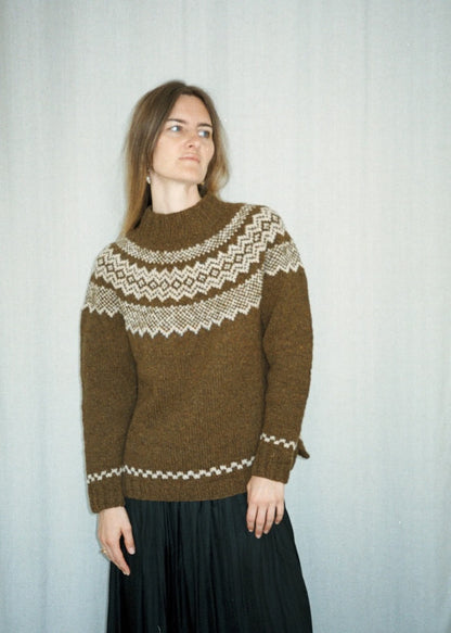 Maglione Afterparty Lambswool Edition | classico maglione norvegese in Le Lambswool di Biches & Bûches