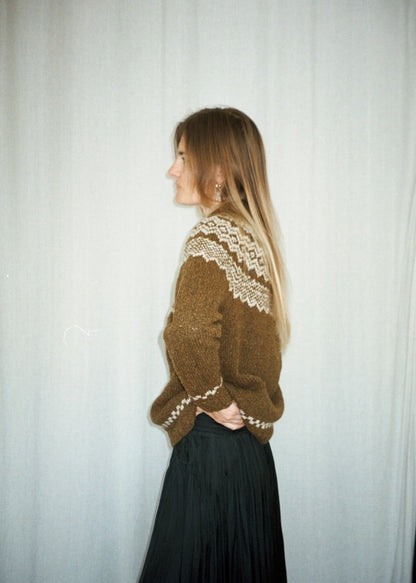Maglione Afterparty Lambswool Edition | classico maglione norvegese in Le Lambswool di Biches & Bûches