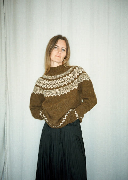 Maglione Afterparty Lambswool Edition | classico maglione norvegese in Le Lambswool di Biches & Bûches