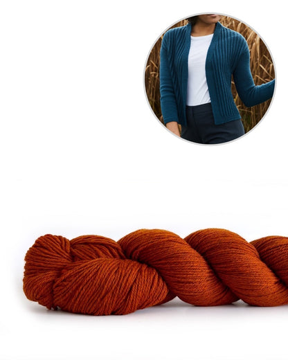 Azara Cardigan | klassisch und schön aus Cheeky Merino Joy