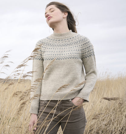Pull Balsam | délicat motif norvégien en Sheepsoft DK de Bramble & Fleece