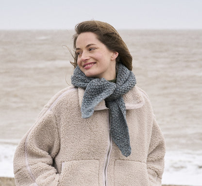 Hazel Scarf | warmes Tuch aus Sheepsoft Fibreknit von Bramble & Fleece