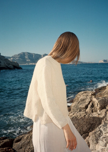 Beach Day Jumper | fluffy soft summer sweater from Le Coton & Alpaca by Biches & Bûches