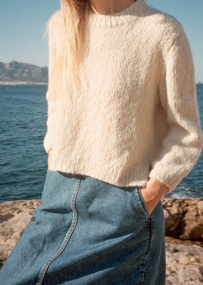 Beach Day Jumper | fluffy soft summer sweater from Le Coton & Alpaca by Biches & Bûches