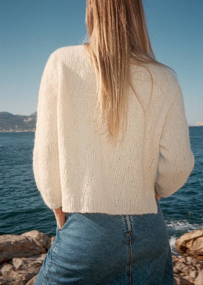 Beach Day Jumper | fluffy soft summer sweater from Le Coton & Alpaca by Biches & Bûches