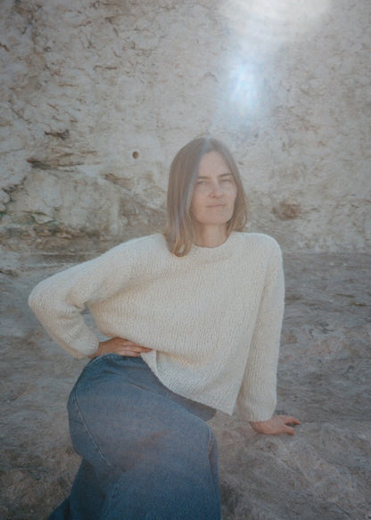 Beach Day Jumper | fluffy soft summer sweater from Le Coton & Alpaca by Biches & Bûches